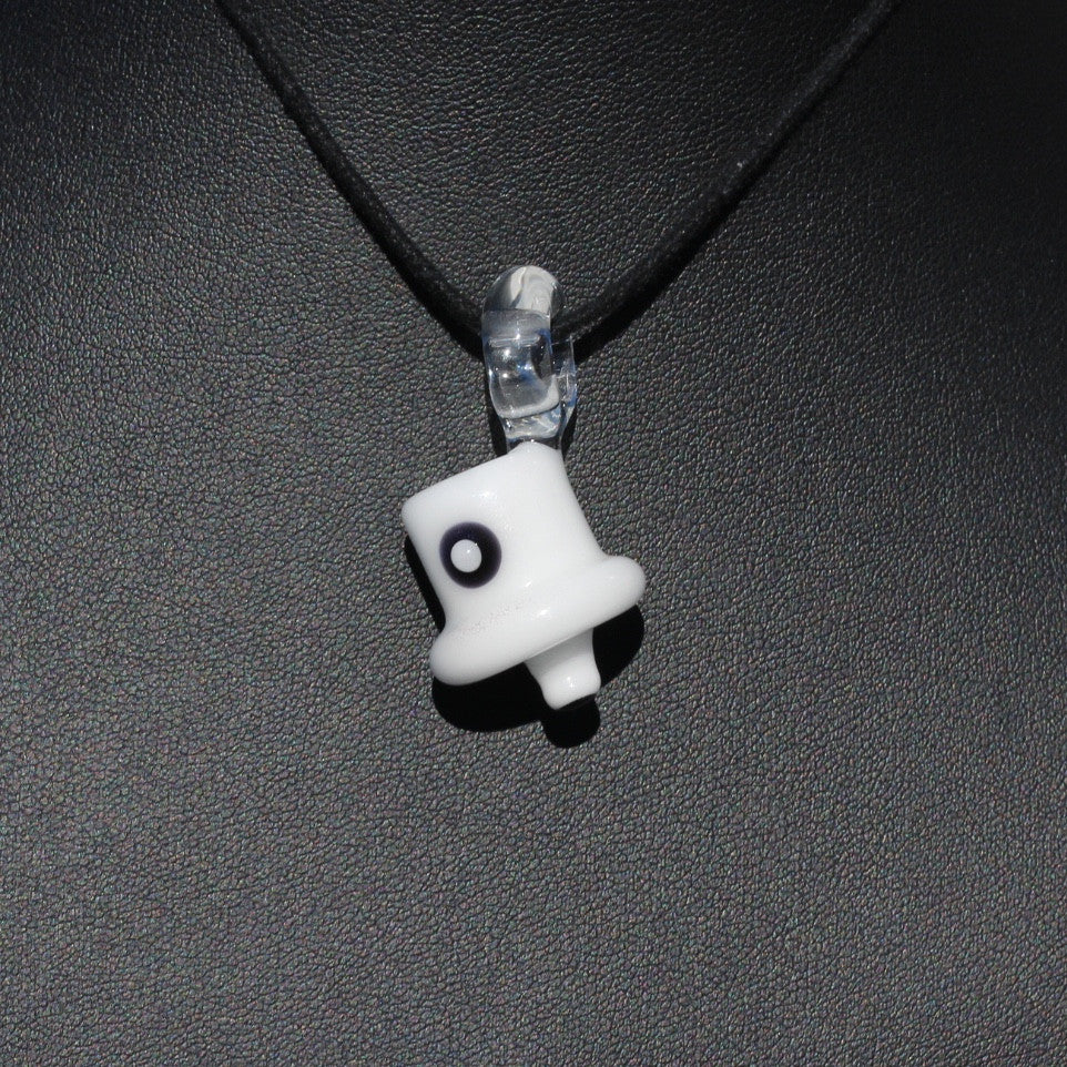 White Soak Glass Spray Cap Pendant