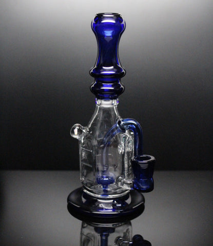 Cobalt Blue Pyrex Rig
