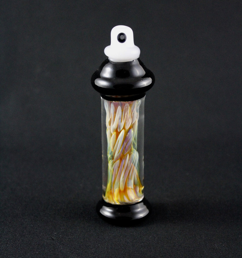GOLD FUMED SPRAY CAN CHILLUMS