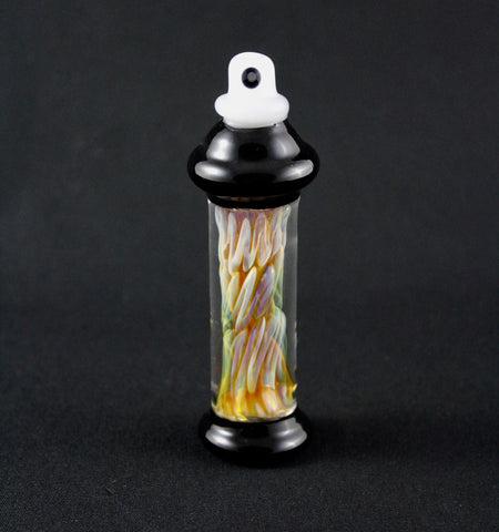 GOLD FUMED SPRAY CAN CHILLUMS