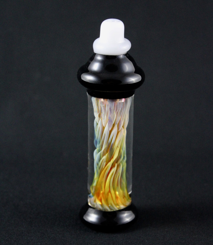 GOLD FUMED SPRAY CAN CHILLUMS