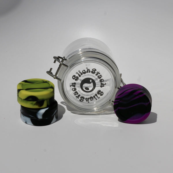 Oil Slick 3 Stack- Black Mix