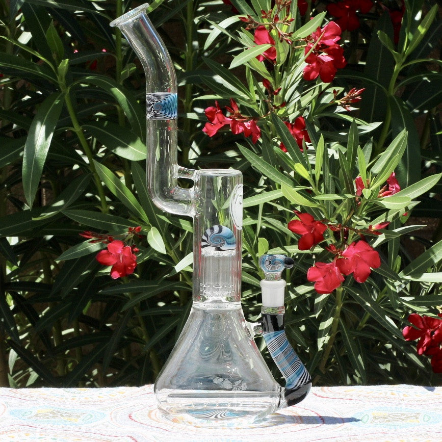 Blue Wig Wag with 8 arm perc