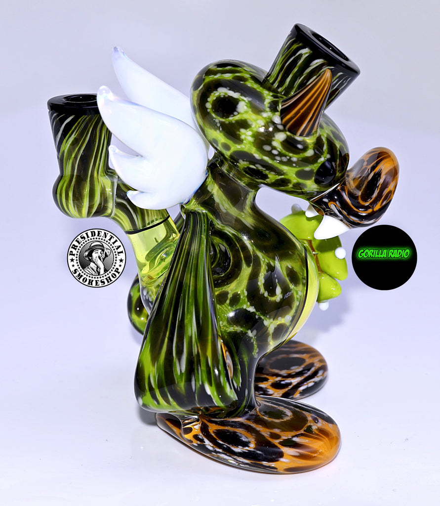 Pinky X Ryno Jaguar Print Devil Duck