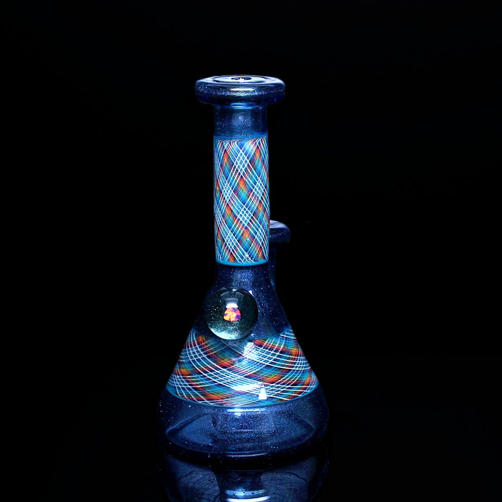Blue steel Mini Tube By Robo Glass