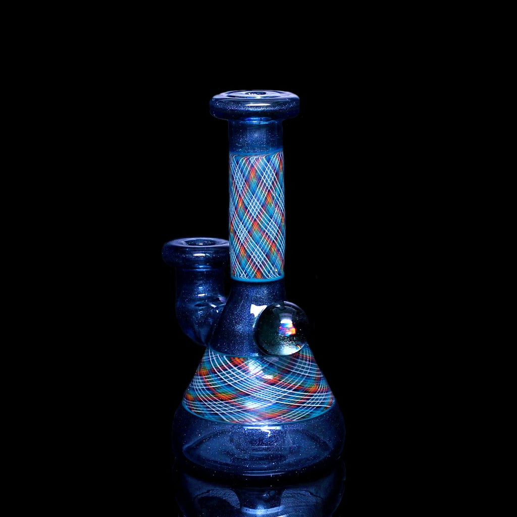 Blue steel Mini Tube By Robo Glass