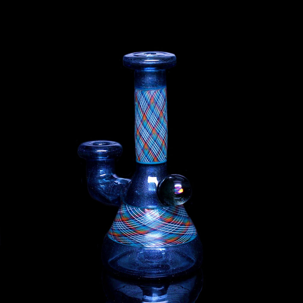 Blue steel Mini Tube By Robo Glass