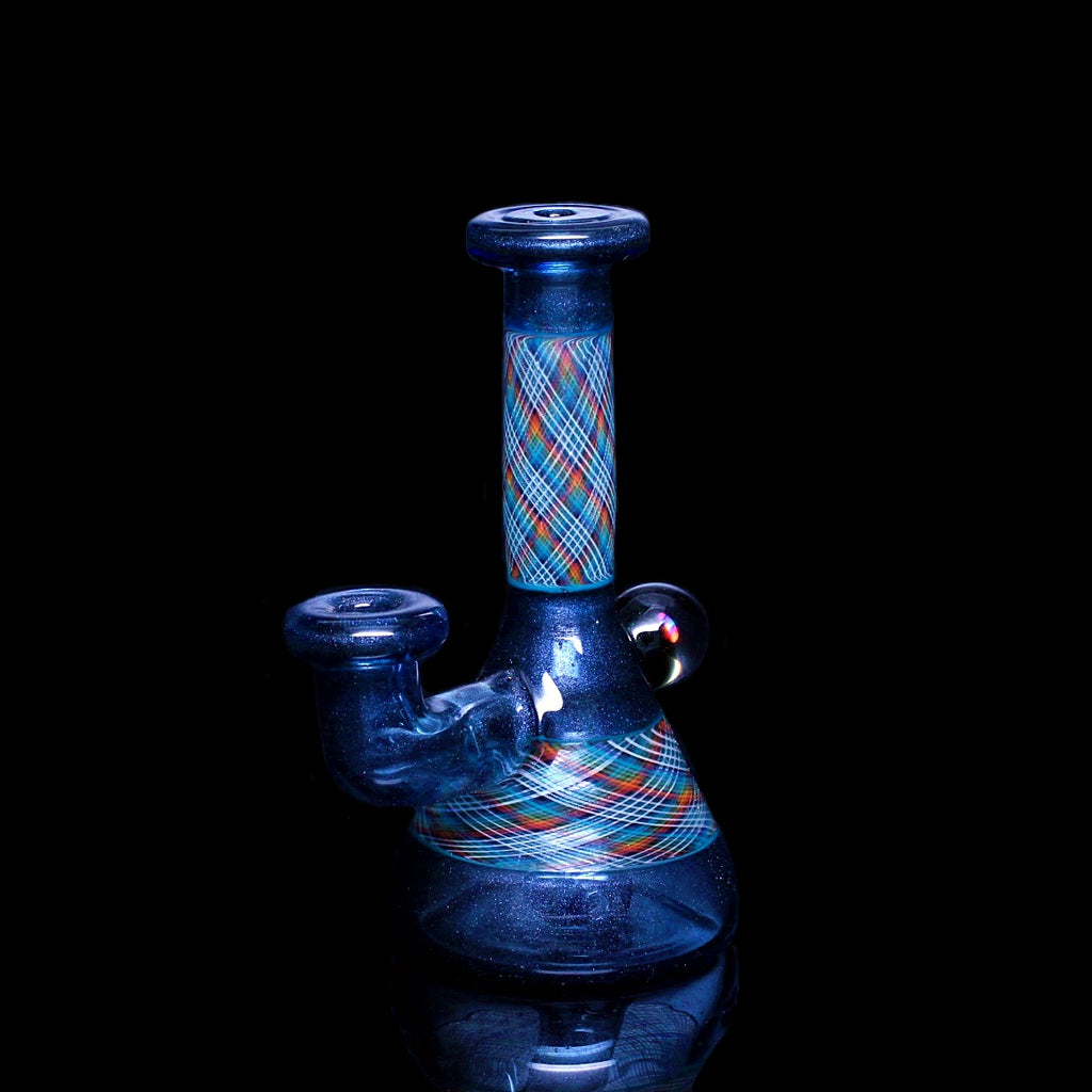 Blue steel Mini Tube By Robo Glass
