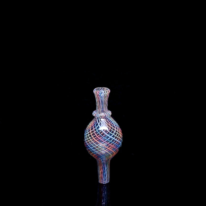 Jeff Heath Glass,  Slyme and Rainbow Reticello Tube🌈