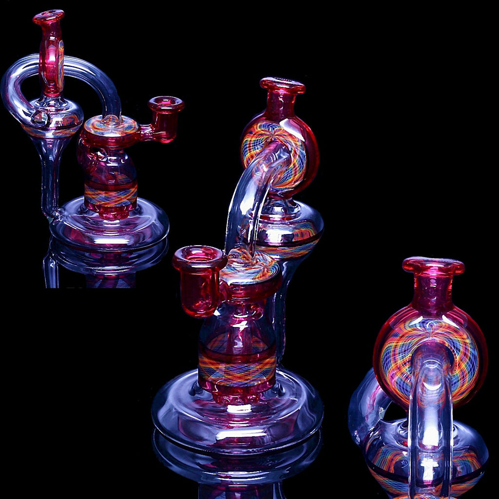Robo Glass-Gold Ruby Brain 🧠 twister 🌪