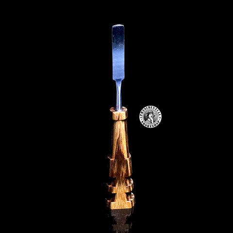 Naturally Spun Zebra Wood