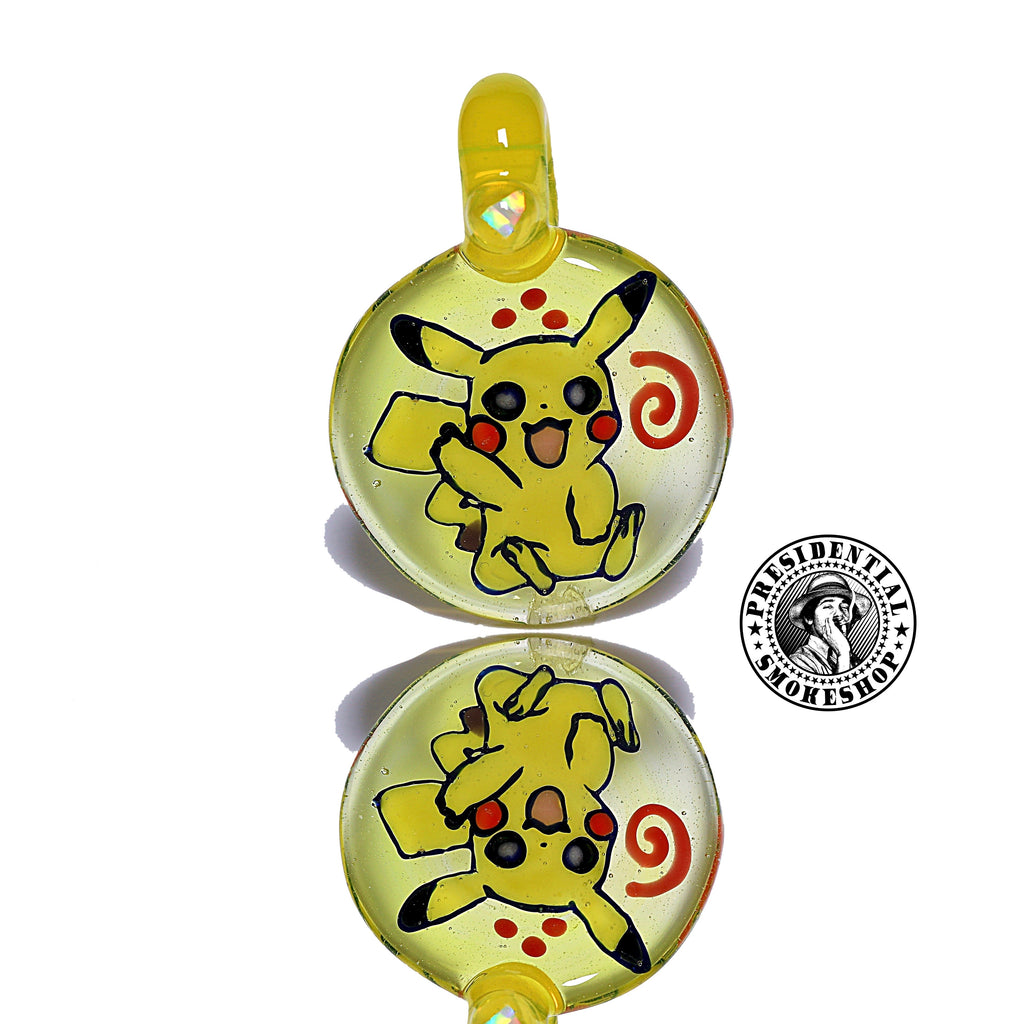 AVI GLASS Pikachu Disc Flip pendant