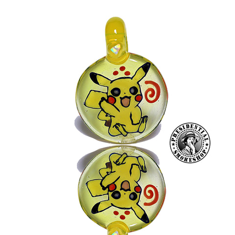 AVI GLASS Pikachu Disc Flip pendant