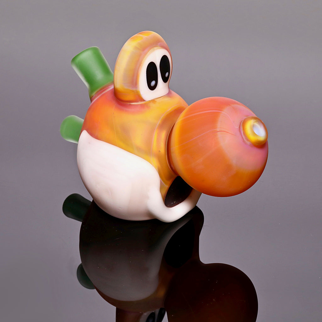 Hardman Art Glass-Yoshi Head