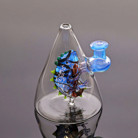 Hardman Art Glass-Chameleon Meta Beaker
