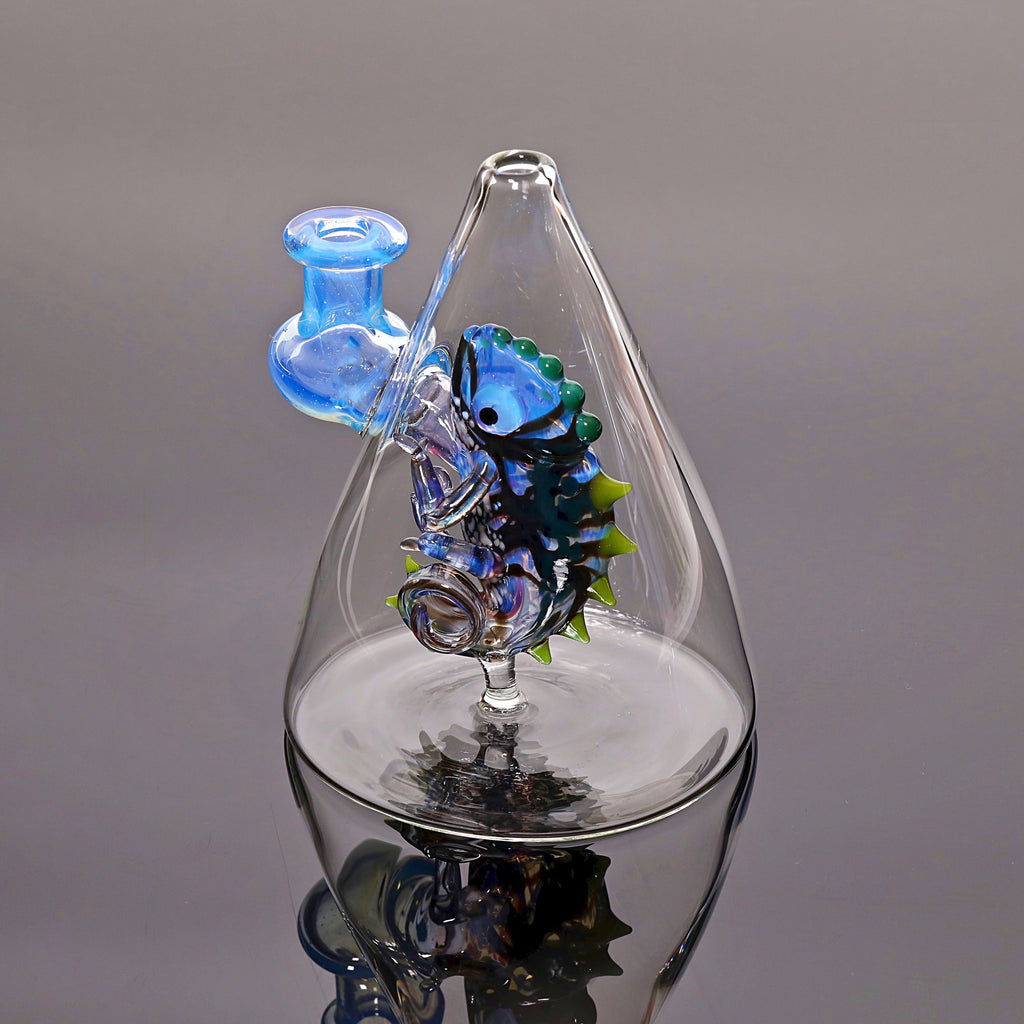 Hardman Art Glass-Chameleon Meta Beaker