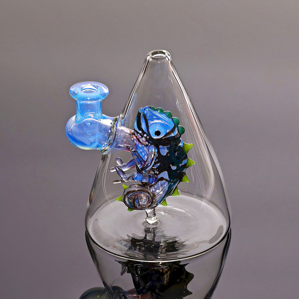 Hardman Art Glass-Chameleon Meta Beaker