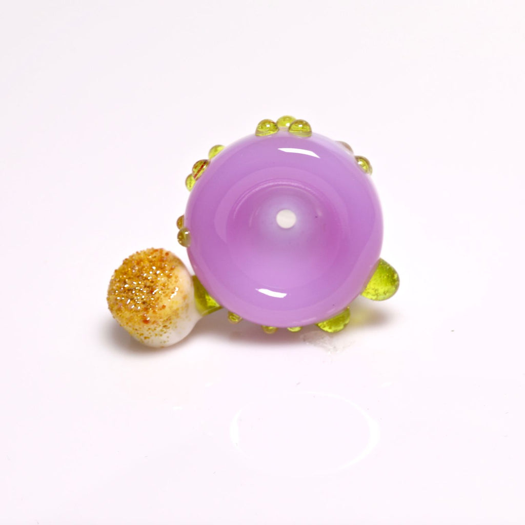 Bambi Glass Purple Lollipop Female fitting Slide