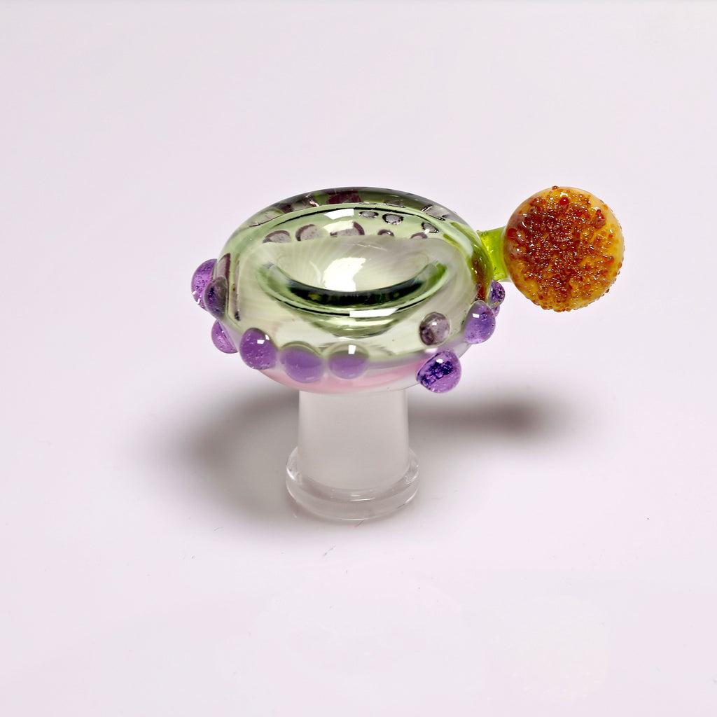 Bambi Glass Ultramarine & Cotton Candy Female Fitting 14mm Slide