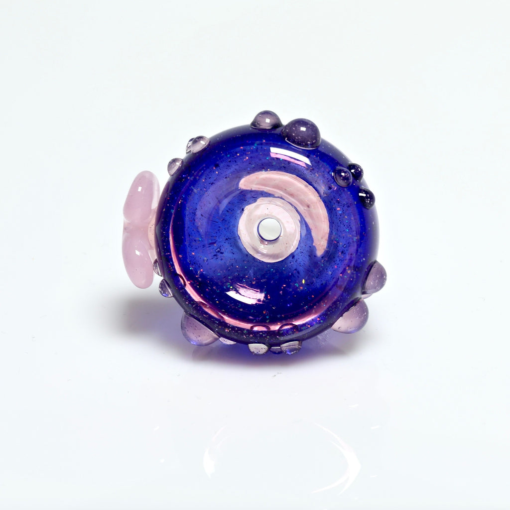 Bambi Glass Rozay Ans Colbalt Female Fitting 14mm Slide