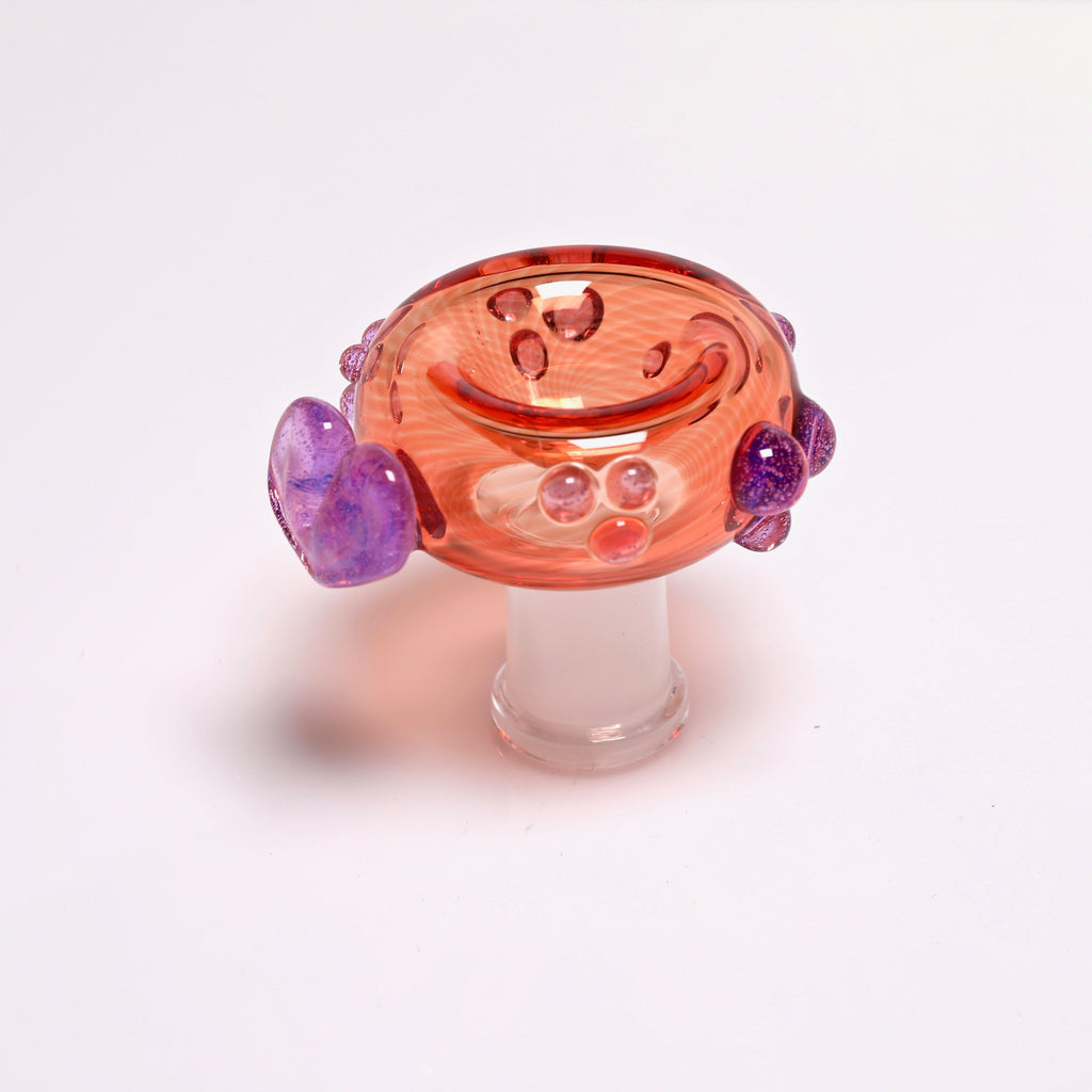 Bambi Glass red and purple Female Fitting 14mm
