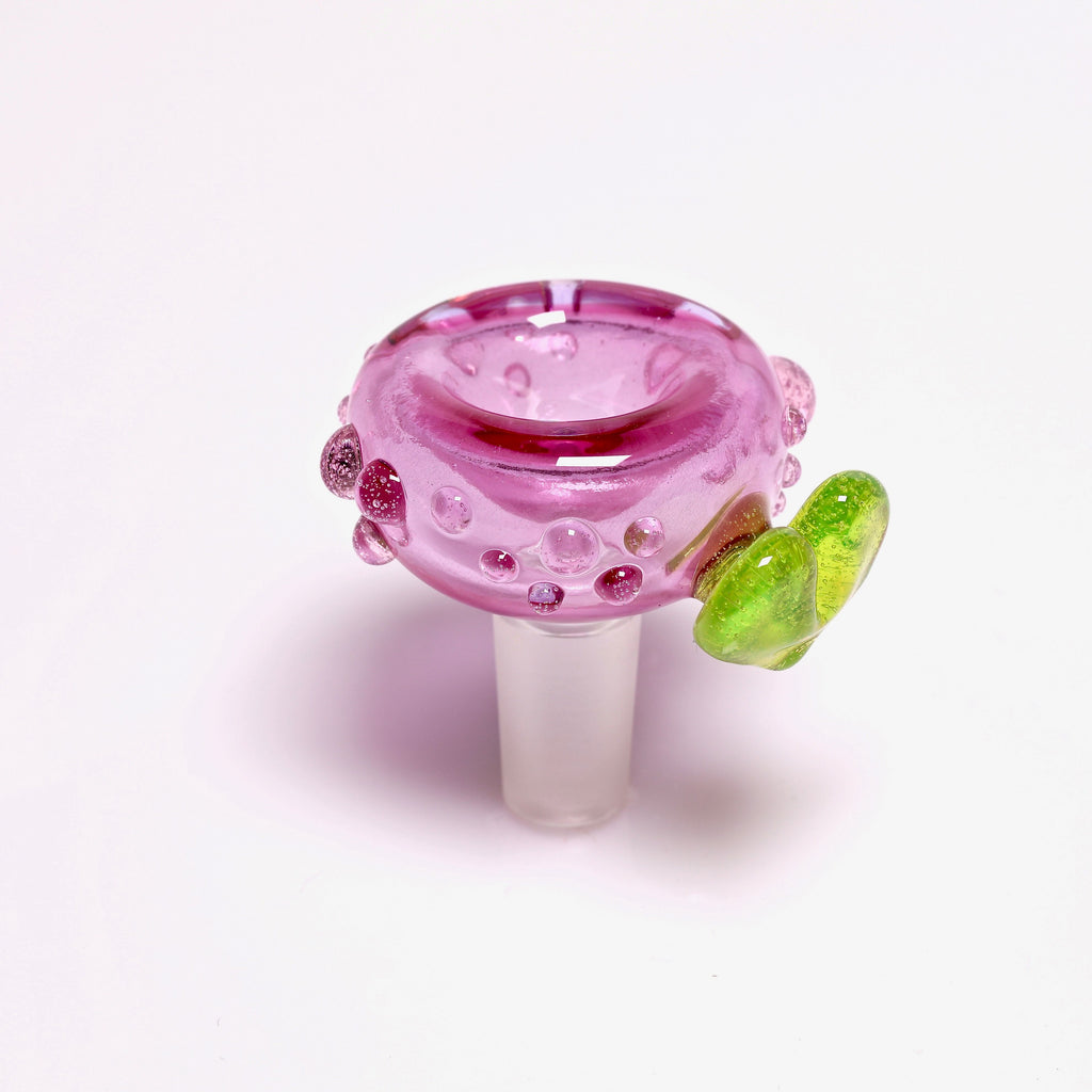 Bambi Glass red brozay and sunset slime 14 mm Slide